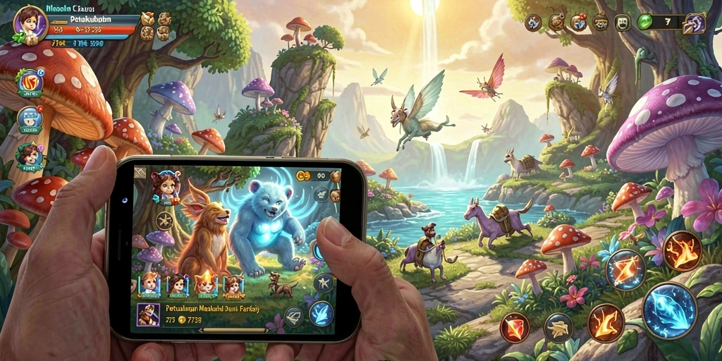Screenshot gameplay menampilkan petualangan mendebarkan di dunia 2739.