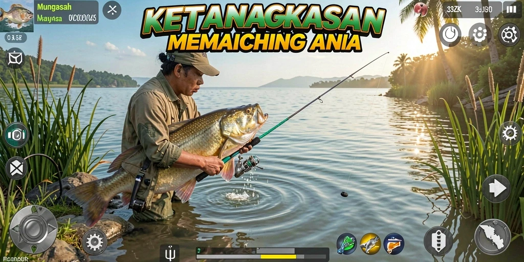 Tangkapan besar dalam permainan Fishing 33ZK