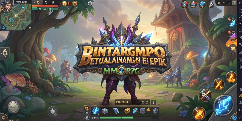 Screenshot menampilkan aksi seru dalam petualangan MMORPG BINTANGMPO.