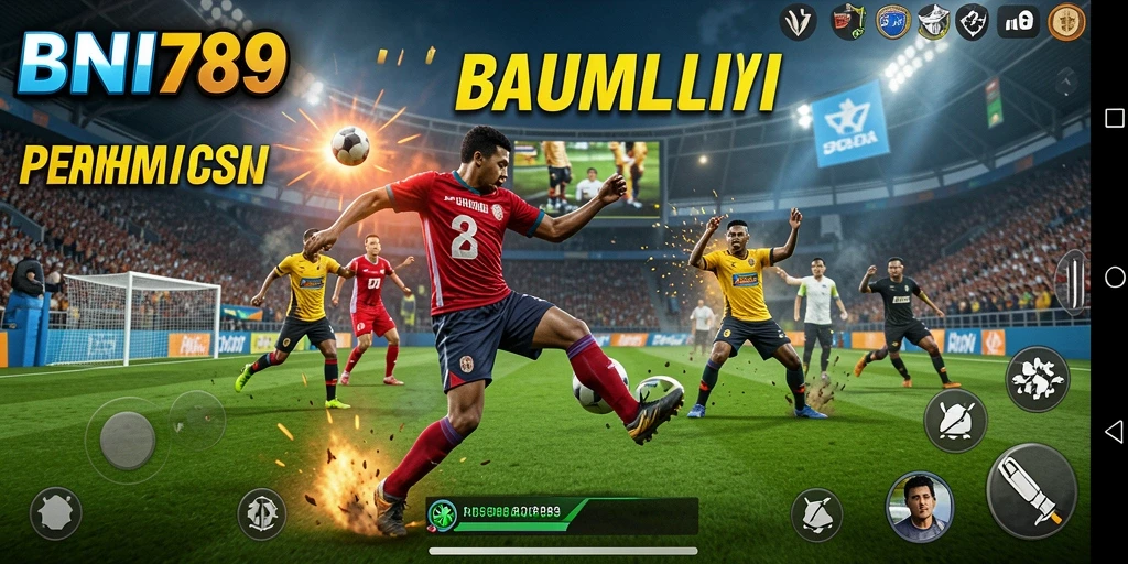 Tampilan gameplay BNI789 dengan aksi olahraga yang menegangkan.
