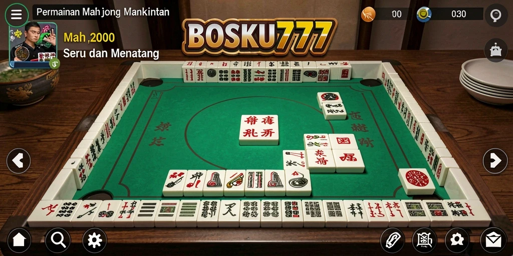 Tampilan gameplay BOSKU777 yang menantang dan seru.