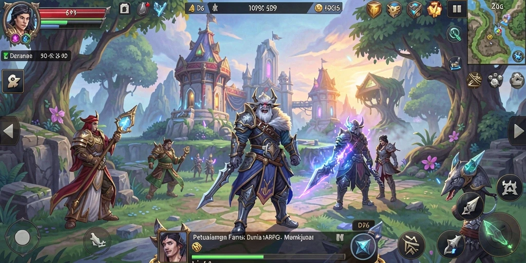 Gameplay menakjubkan D06 dengan grafik yang menawan.