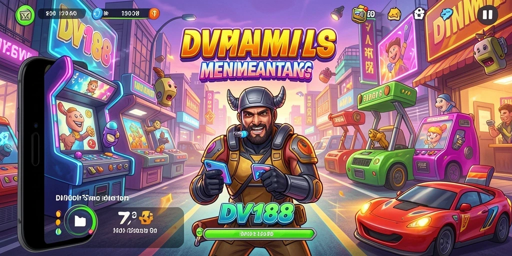 Screenshot DV188 menampilkan gameplay Arcade yang menantang dan seru.