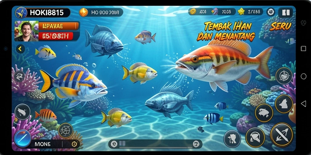 Gameplay HOKI8815 yang menarik dengan grafis memukau.