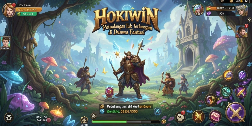 Tangkapan layar utama HOKIWIN menampilkan gameplay yang mendebarkan.