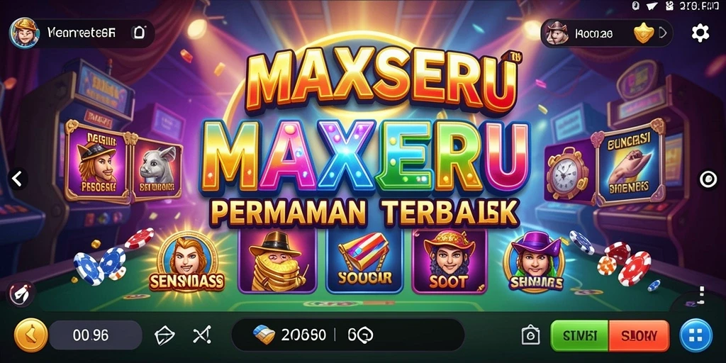 Tampilan gameplay menarik dengan fitur slot seru.