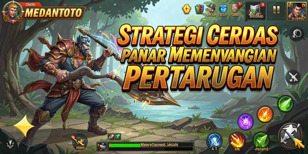 Tampilan gameplay <strong>MEDANTOTO</strong> yang strategis dan mendebarkan