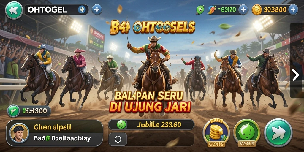 Gameplay seru OHTOGEL dengan balapan yang memukau.