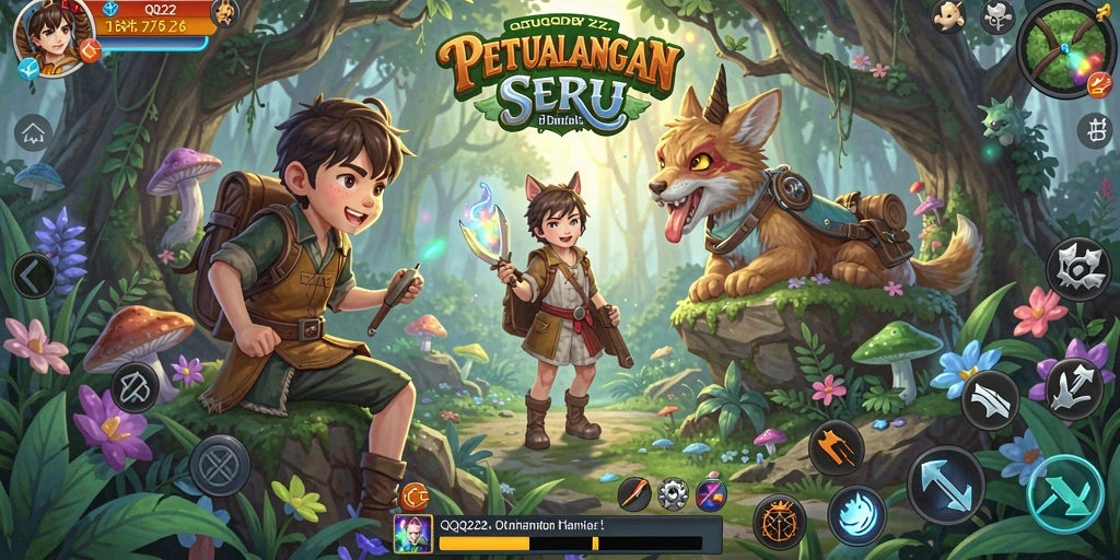 Gameplay seru di dunia petualangan QQ222.
