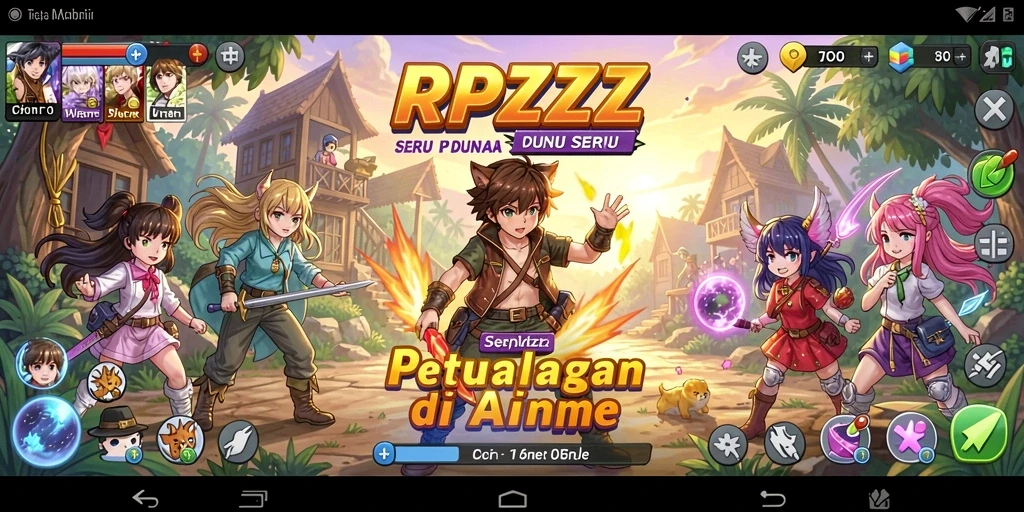 Gameplay menakjubkan RPZZZ dengan karakter dan petualangan seru.