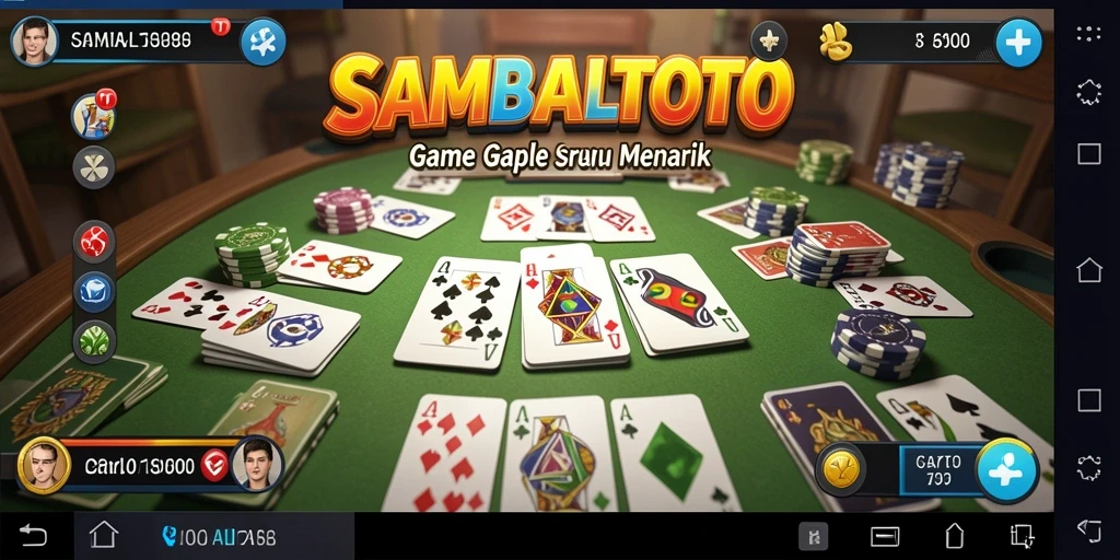 Tampilan menarik gameplay Gaple di SAMBALTOTO.